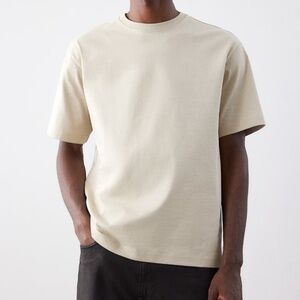 H&M sand tan tee shirt M